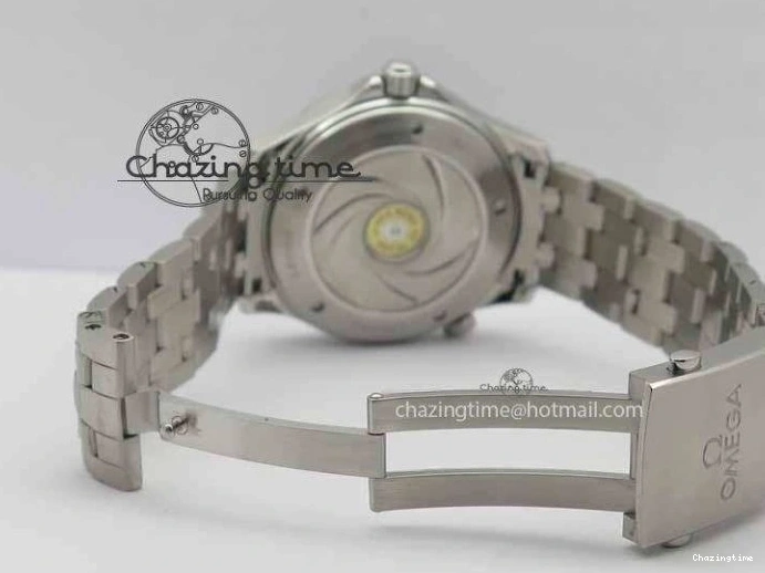 0123 Seamaster 300M 007 SS MK 1:1 Best Edition Black 007 Dial Ceramic Bezel On SS Bracelet A EasyCare 8178